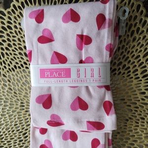 Children's Place NWT Girl's Valentines Leggings